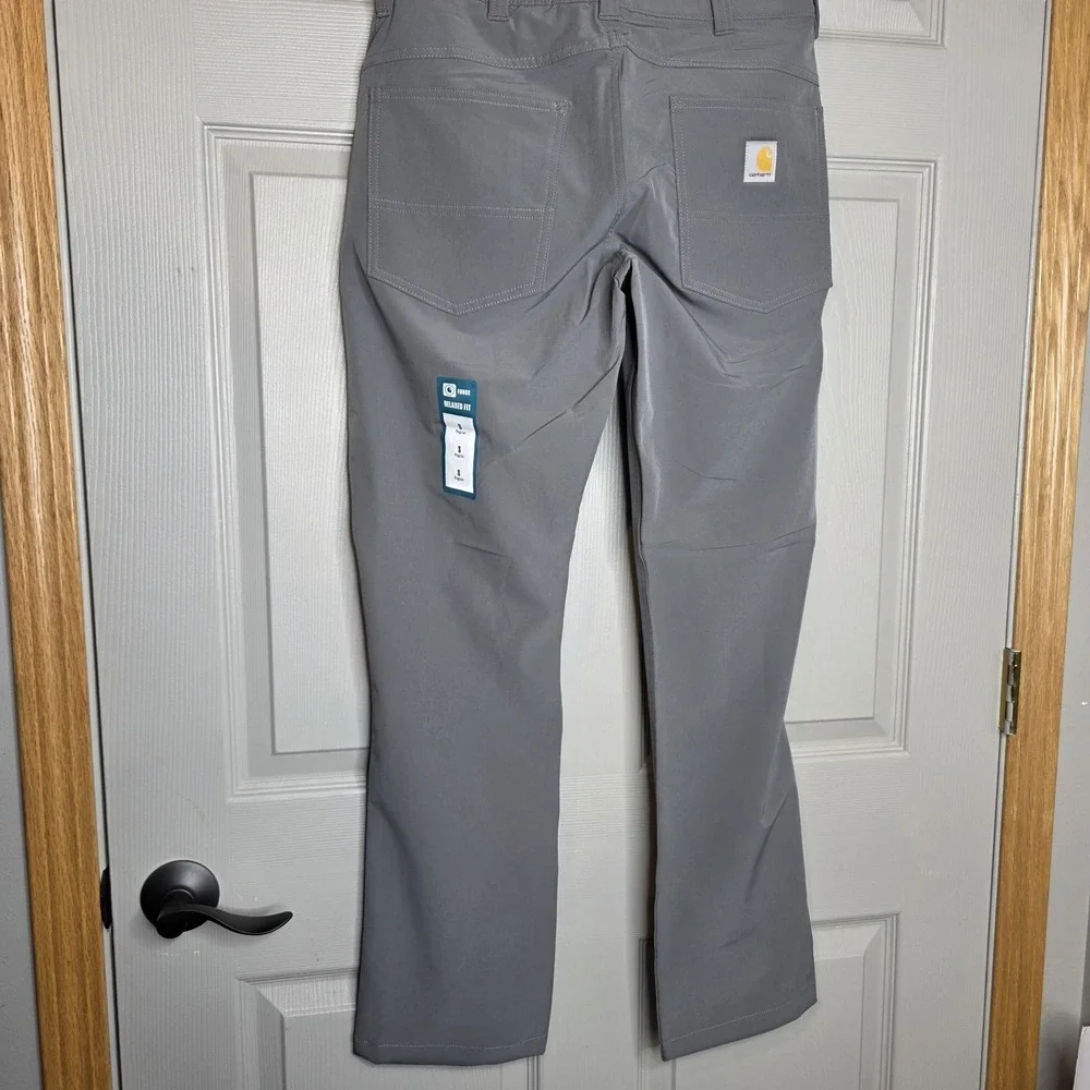 Carhartt Force Flex Sun Defender Men Small Gray Relaxed Fit Active Gorpcore